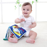 Good Night Baby Cloth Rattle Book